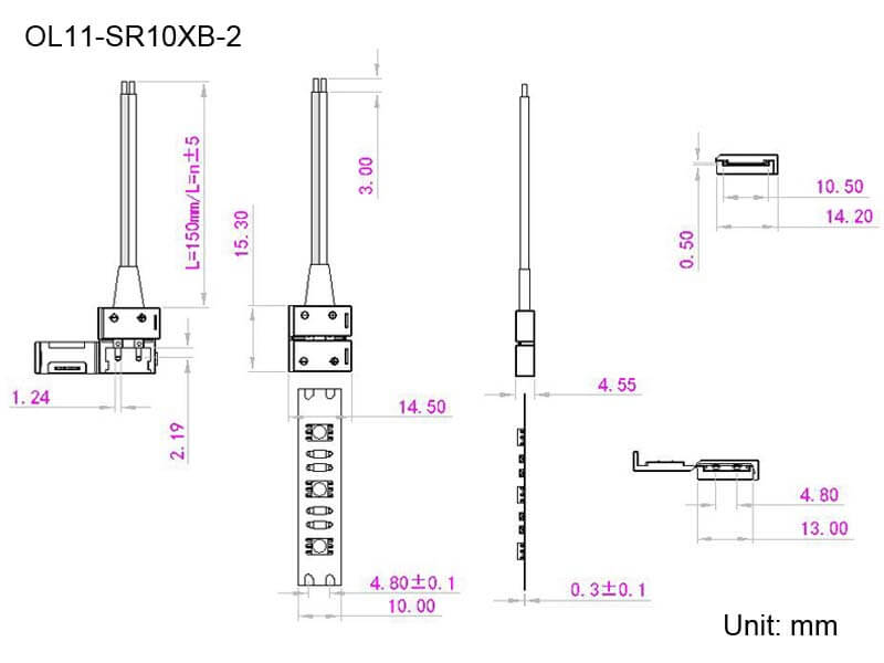 Dimensional Drawing of SR10XB-2