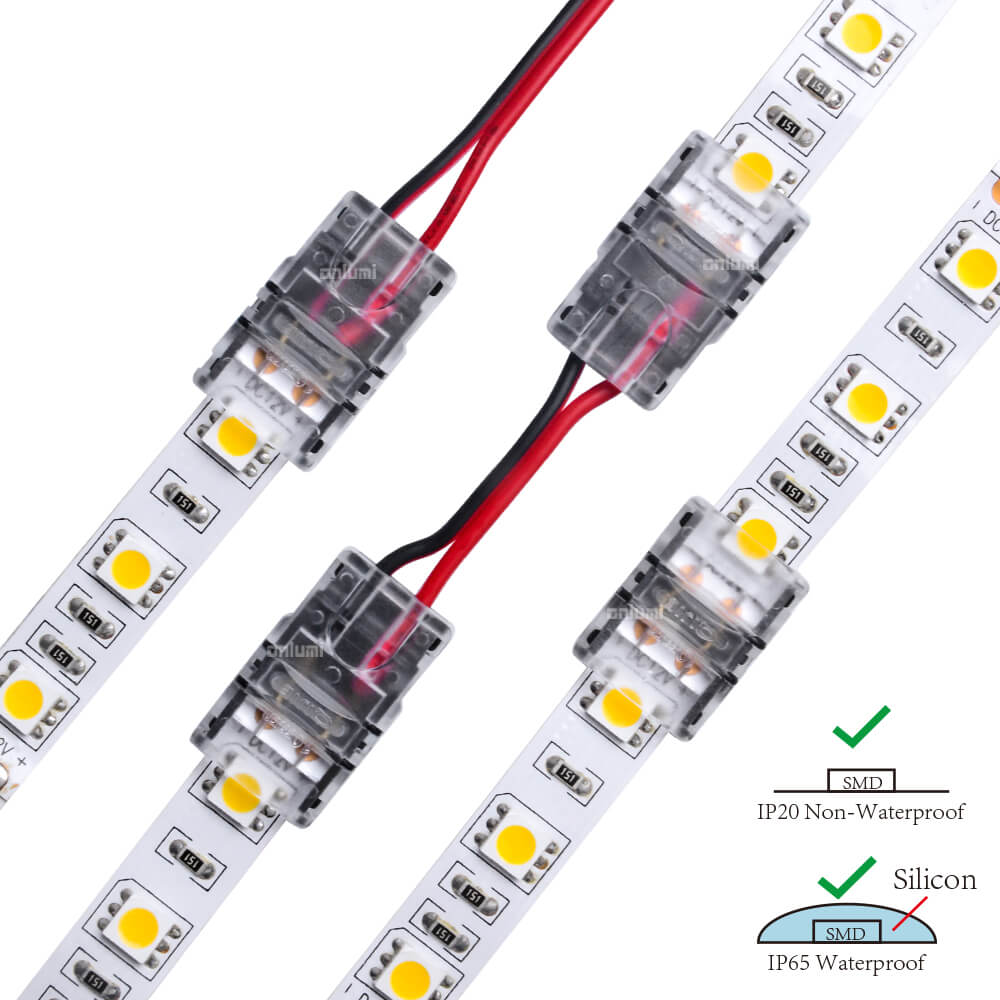 Hippo Buckle 10mm LED Strip Connector For Aluminum LED Channel  [LEDALC-ACCOR-02]