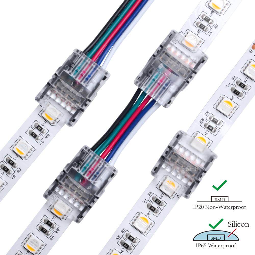 Connecteur Hippopotame pour Ruban LED IP65 12mm 5Pin et Câble