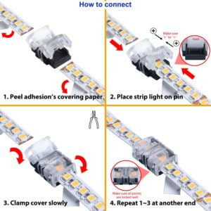 how to connect strip to strip sen8-2g