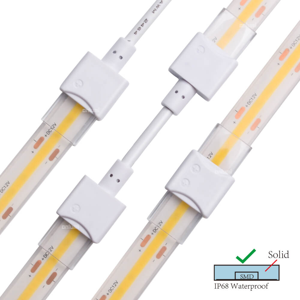Connector for Outdoor Solid Waterproof IP68 COB LED Strip