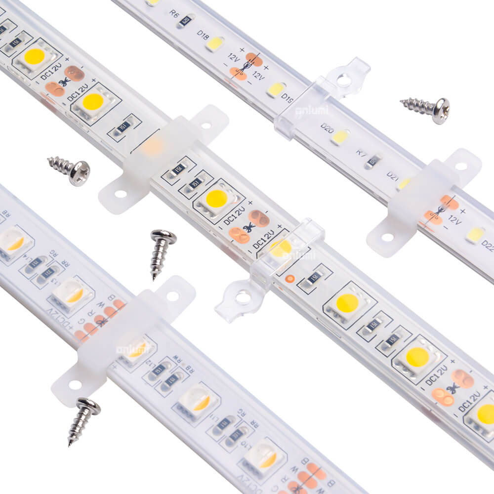 LED Strip Light Clips for 12mm Wide IP67/68 Waterproof Strip