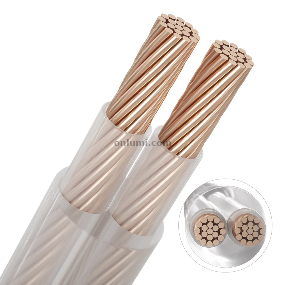 2 Pin Transparent Sheathed Wire