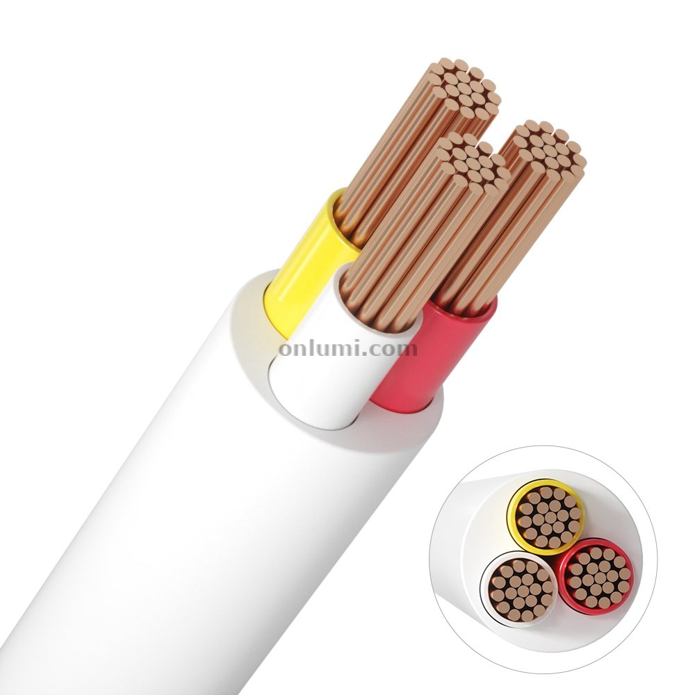 3 Pins for LED CCT jacket wire Sheathed Cable