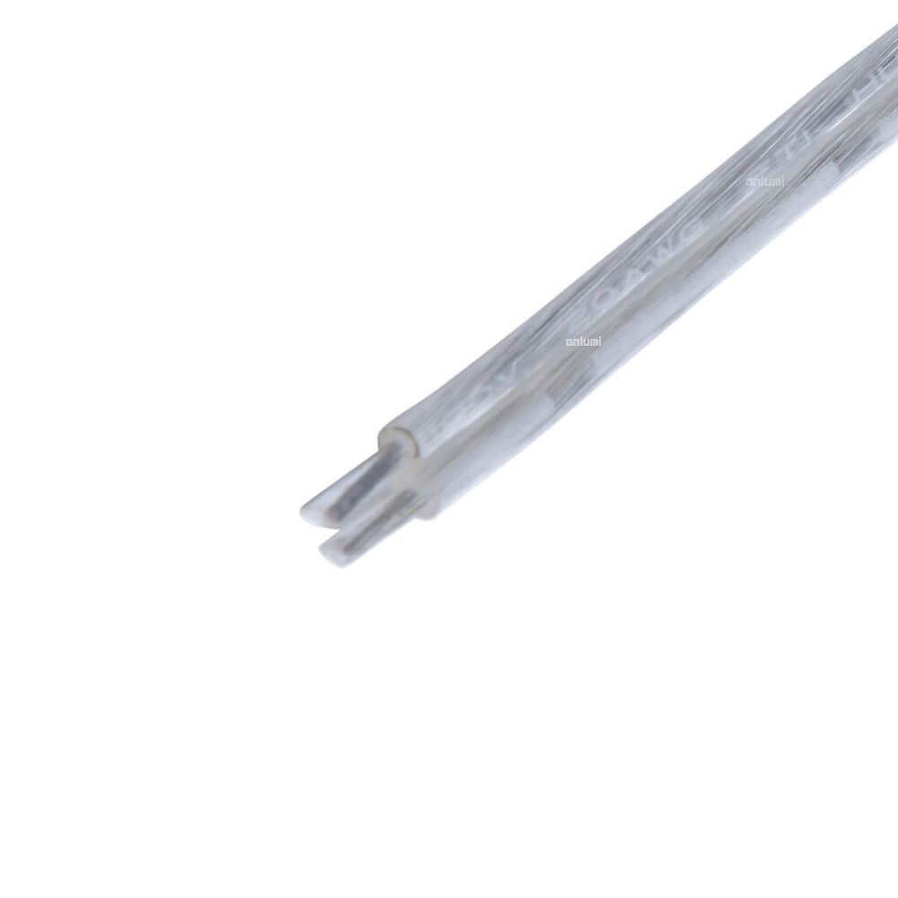 2 Pin Transparent Unsheathed Flat Wire