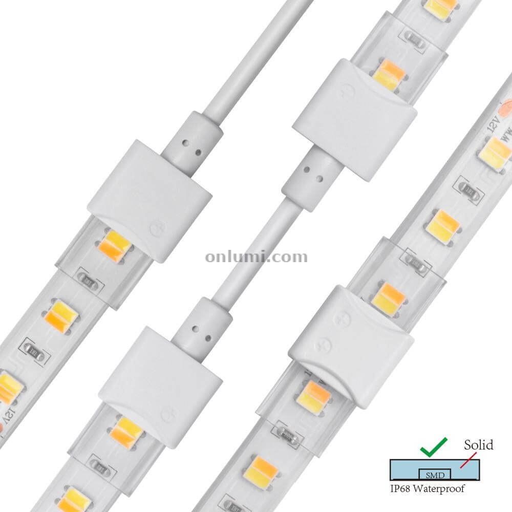 Abisolierbarer Steckverbinder COB CLIP INVISIBLE 2-polig 10mm IP20