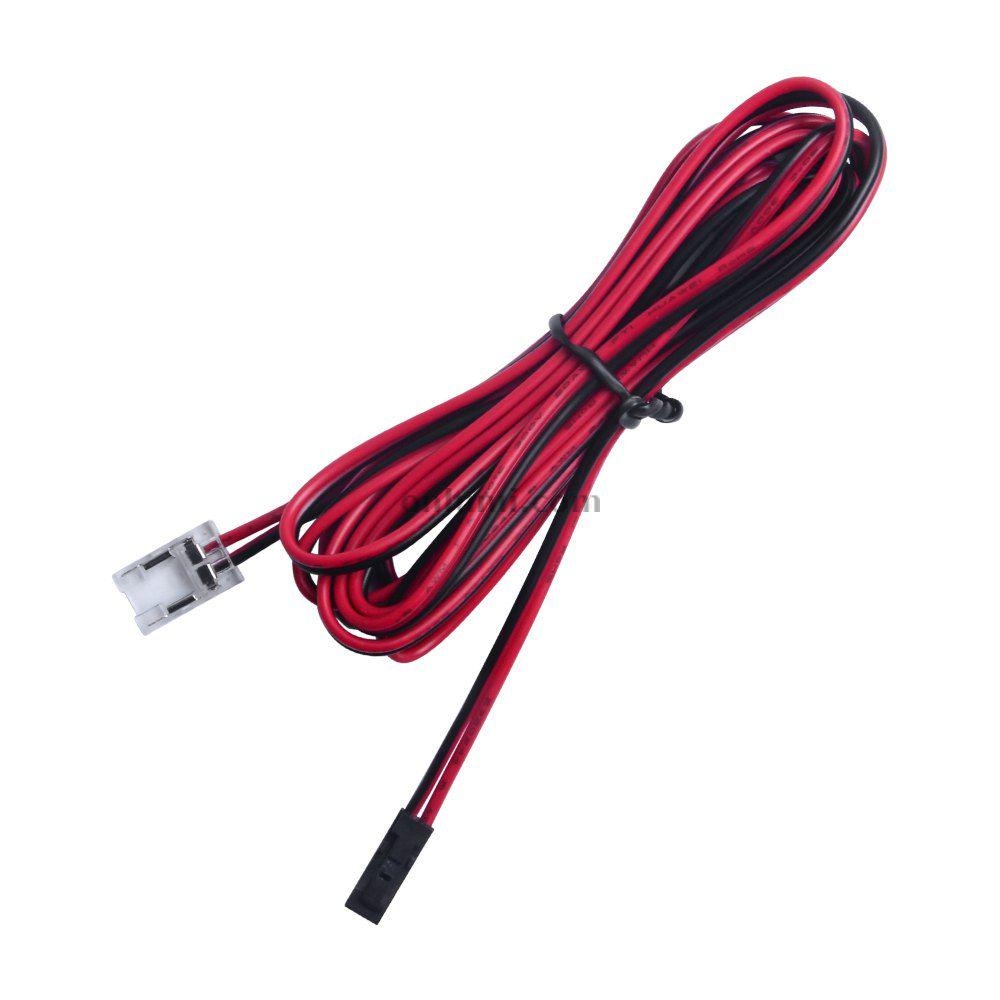 L813 Black-red wire to cob led strip connector