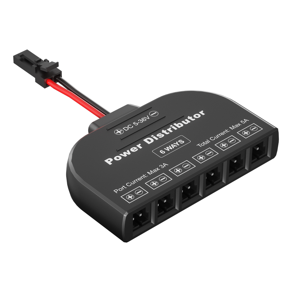 L813 Power Distributor Mini AMP 2.54 Black-Red