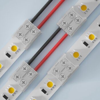 Screw Fixing Connector 2 Pins for LED Strip Flexible and Rigid -400