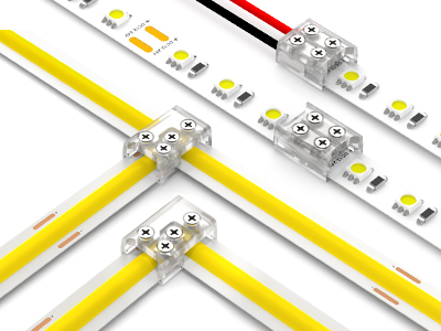 screw fixing led strip connector