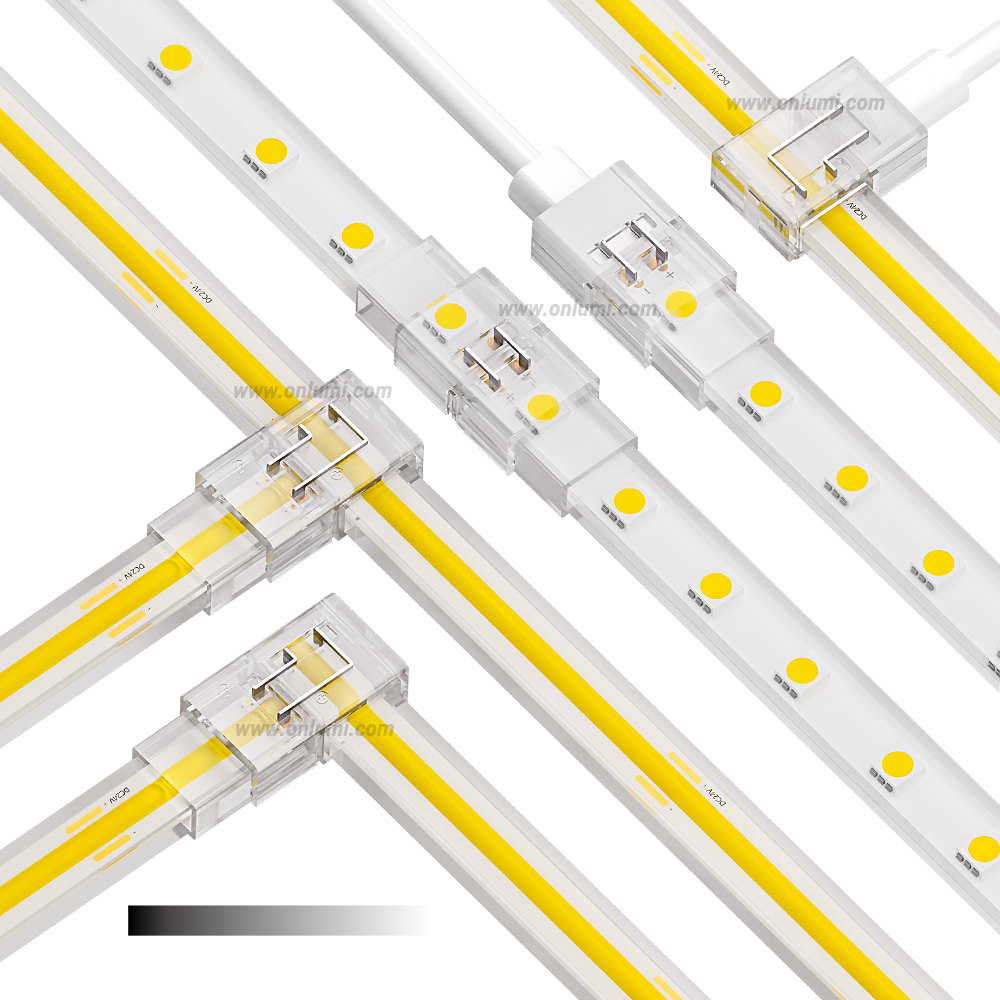 IP67 IP68 Mono LED Strip Connector 8mm 10mm