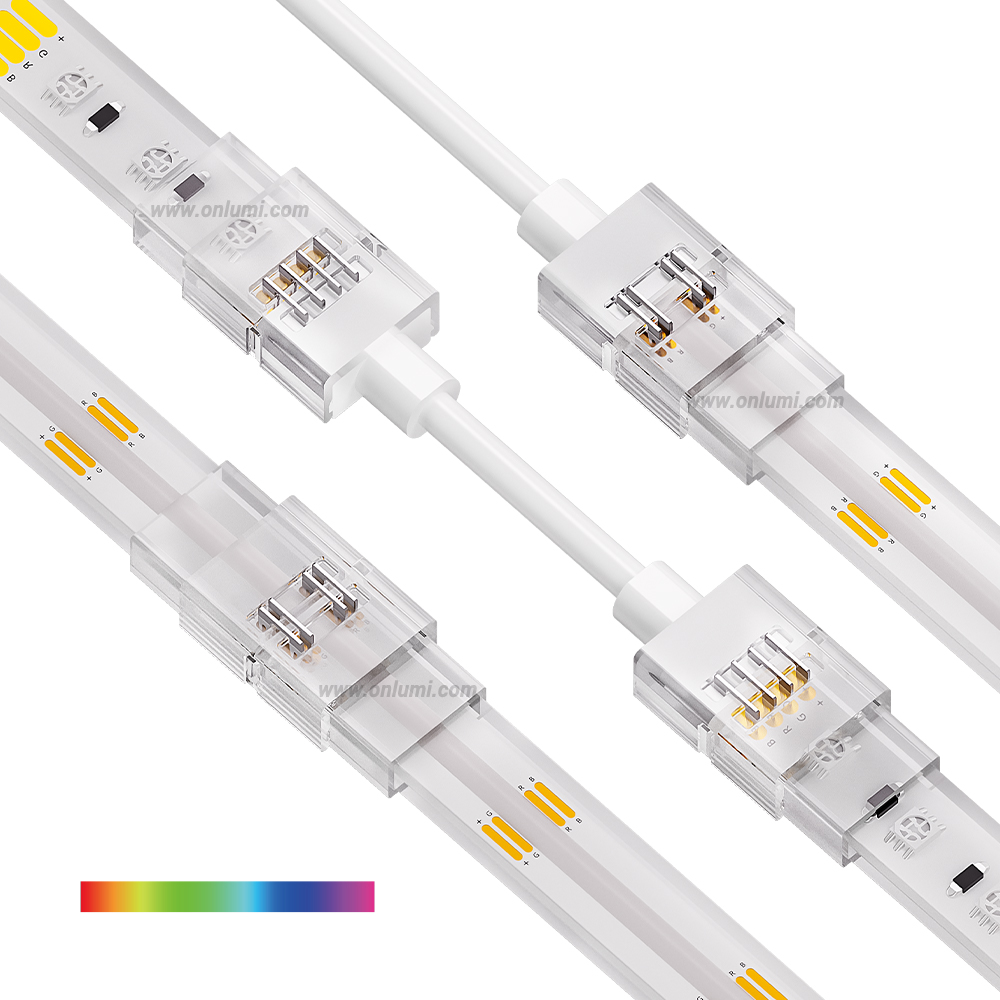 IP67 IP68 RGB LED Strip Connector 10mm 12mm
